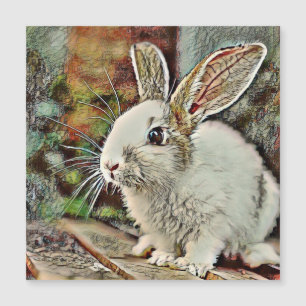 Carte Magnétique lapin toony