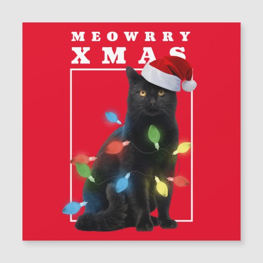 CARTE MAGNÉTIQUE L'ARRIVÉE DU PÈRE NOËL (Devant)