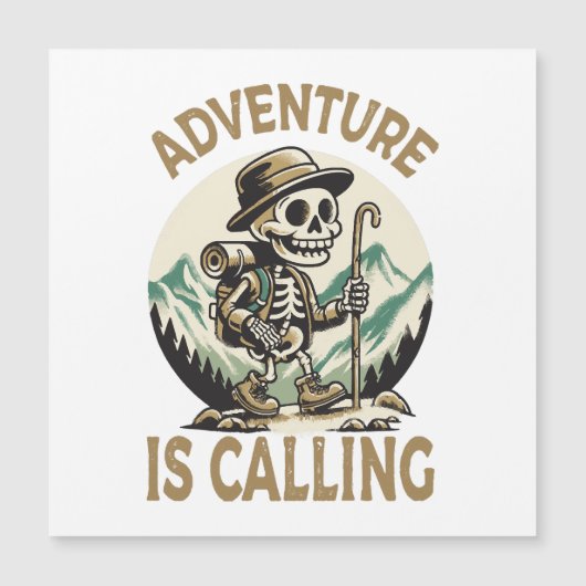 Carte Magnétique L'aventure appelle (Devant)