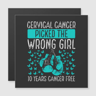 Carte Magnétique Le cancer du col de l'utérus a choisi la mauvaise 