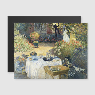 Carte Magnétique Le déjeuner Claude Monet   