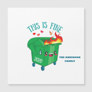Carte Magnétique Le Feu de Dumpster, c'est un beau Noël 2020