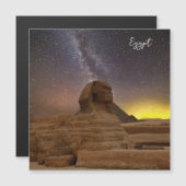 Carte Magnétique Le Grand Sphinx De Gizeh (Devant / Derrière)