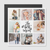 Carte Magnétique Le meilleur collage photo de maman (Devant / Derrière)
