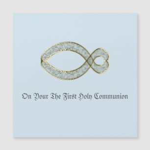 Carte Magnétique Le symbole du Fish Christian.