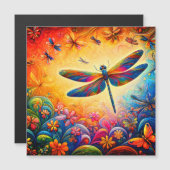 Carte Magnétique Le voyage de la libellule (Devant / Derrière)