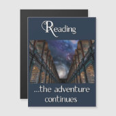 Carte Magnétique Lecture, l'aventure continue (Devant / Derrière)