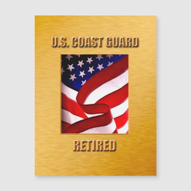 Carte magnétique légère USCG (Devant)