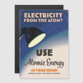 Carte Magnétique L'électricité de l'atome? (Devant / Derrière)