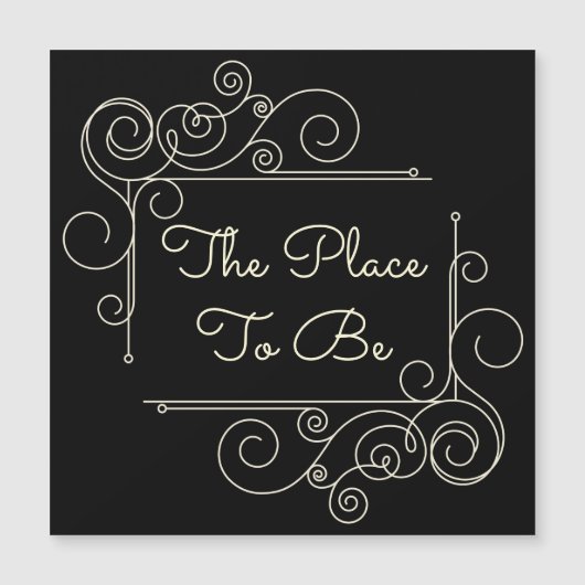 Carte Magnétique L'endroit à être (Devant)