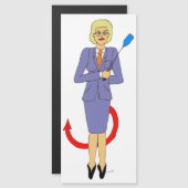 Carte Magnétique L'enseignant du mal (Devant / Derrière)