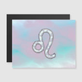 Carte Magnétique Leo Zodiac Connexion Mère style perle Imprimer (Devant / Derrière)