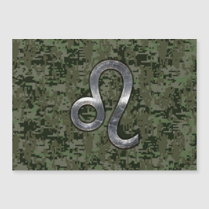 Carte Magnétique Léo Zodiac Connexion Olive Green Camo numérique