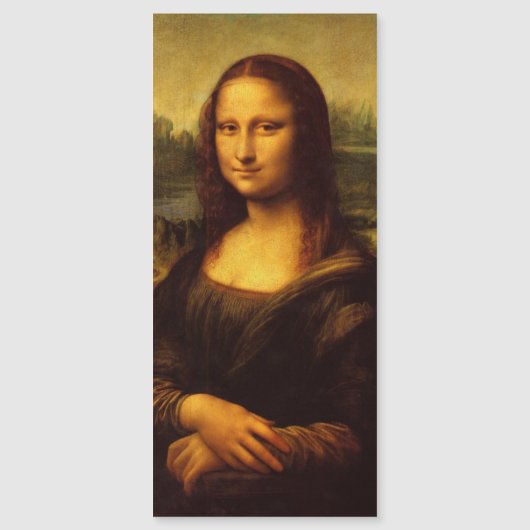 Carte Magnétique Leonardo Da Vinci Mona Lisa Peinture d'Art (Devant)