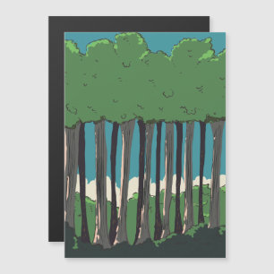 Carte Magnétique Les forêts japonaises