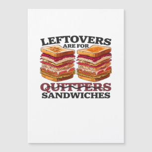 Carte Magnétique Les Restes Sont Essentiels Pour Les Sandwichs