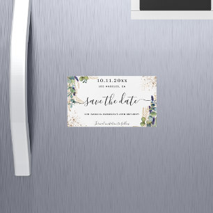 Carte Magnétique L'eucalyptus d'anniversaire enregistrer l'aimant d