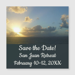 Carte Magnétique Lever du soleil sur San Juan II Porto Rico