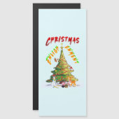 Carte Magnétique L'Illumination de Noël (Devant / Derrière)