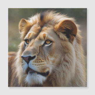 Carte magnétique Lion