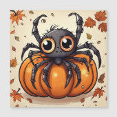 Carte Magnétique Little Halloween Spider (Devant)