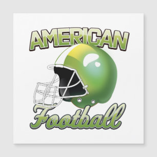 Carte Magnétique logo de football américain