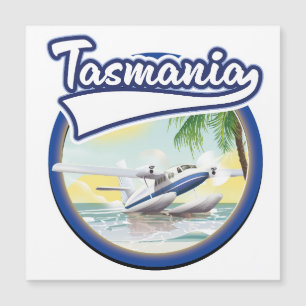 Carte Magnétique logo de voyage en Tasmanie