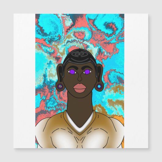 Carte Magnétique L'oiseau de l'univers, l'énergie de l'amour (Devant)