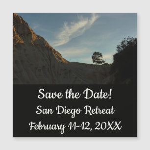 Carte Magnétique Lone Torrey Pine Californie Sunset Paysage