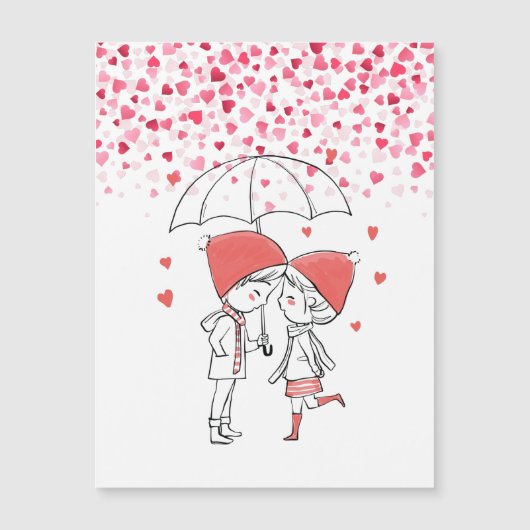 Carte Magnétique Love Rain (Devant)