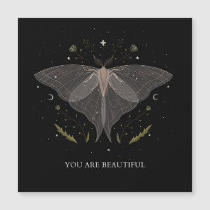 Carte Magnétique Luna Moth - Vous êtes Belle