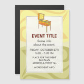 Carte Magnétique Machine à Pinball (Devant / Derrière)