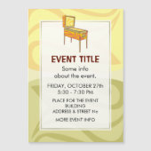 Carte Magnétique Machine à Pinball (Devant)