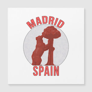Carte Magnétique Madrid Espagne