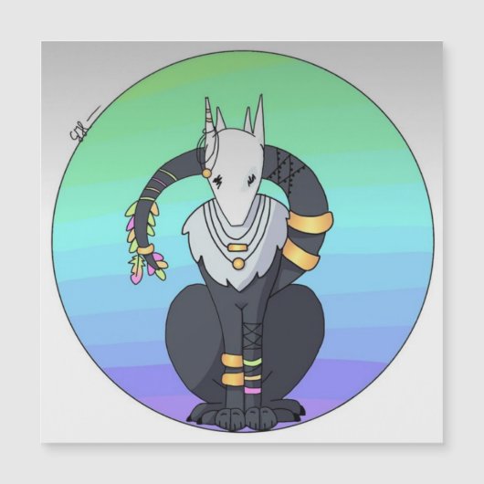 Carte Magnétique Magnétisme de l'animal (Devant)