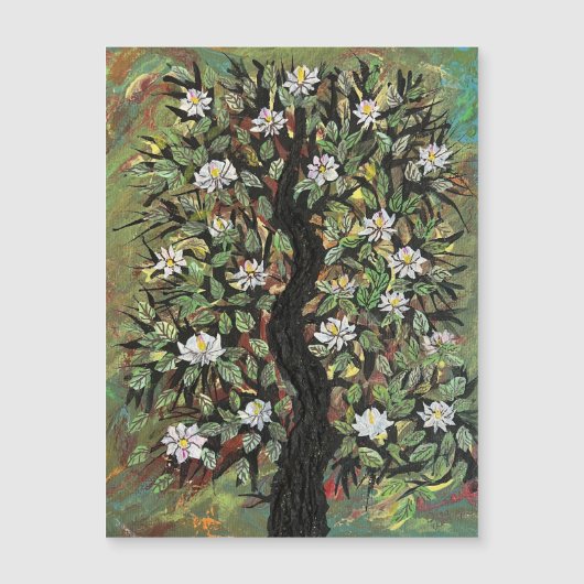 Carte Magnétique Magnolia été (Devant)