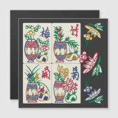 Carte Magnétique Mah Jongg Beauté (Devant / Derrière)
