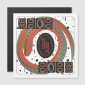 Carte magnétique Mah Jongg Snake 2025 (Devant / Derrière)