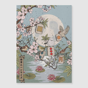Carte Magnétique Mahjong Lever de lune