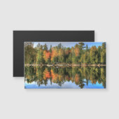 Carte Magnétique Maine Automne automne Foliage Lake Réflexions (Devant / Derrière)