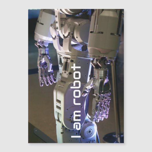 Carte Magnétique Mains de robot (Devant)