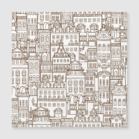 Maisons vintages : Architectural Seamless Motif.
