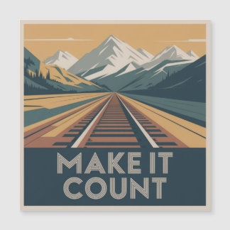 Carte Magnétique Make It Count