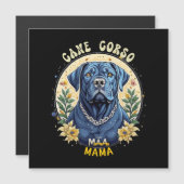 Carte Magnétique Maman Cane Corso (Devant / Derrière)