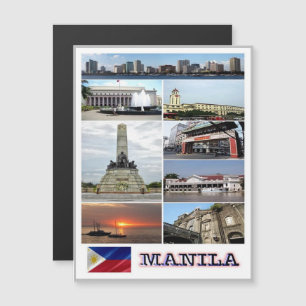 Carte Magnétique Manille - Philippines - Mosaic -