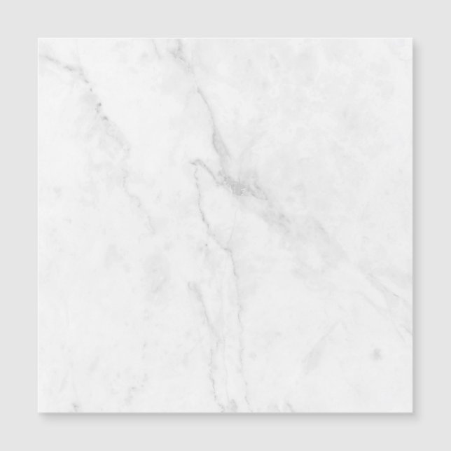 Carte Magnétique Marbre Blanc (Devant)