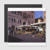 Carte Magnétique Marché aux fleurs Rome (Devant / Derrière)