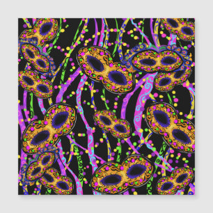 Carte Magnétique Mardi Gras