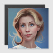 Carte magnétique Maria Zakharova (Devant / Derrière)