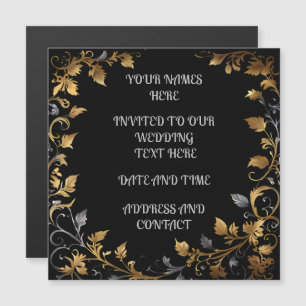 Carte Magnétique Mariage personnalisé